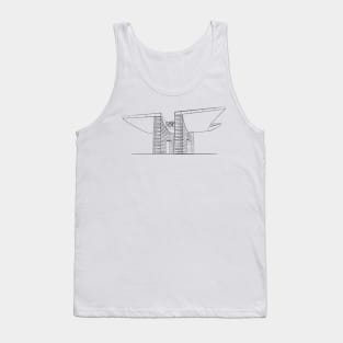 Seoul Olympic Park Gate silhouette Tank Top